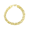 Diamond-Cut Braided Herringbone Bracelet In 18K Gold Over Sterling Silver