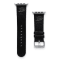 Gametime NHL Anaheim Ducks Black Leather Apple Watch Band (38/40mm S/M).
Watch not included.