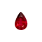 Ruby 7x4.8mm Pear Shape 0.74ct