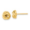 14k Yellow Gold Polished 9mm Love Knot Stud Earrings