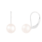 14k White Gold Leverback 7-8mm Freshwater Pearl Earrings