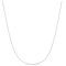 925 Sterling Silver 1mm Box Chain Necklace -16"