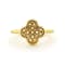 Citrine 18K Yellow Gold Over Sterling Silver 4-Leaf Clover Cluster Ring