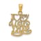 14K Yellow Gold I LOVE MY WIFE Pendant