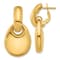14K Yellow Gold Fancy Dangle Leverback Earrings