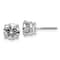 Rhodium Over 14K White Gold 2.50ct. 7.0mm Round G H I True Light
Moissanite Screwback Earrings