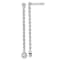 Rhodium Over 14K White Gold Lab Grown Diamond SI1/SI2, G H I, Post
Dangle Earrings