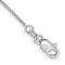 Rhodium Over 14k White Gold Spiga Link Bracelet