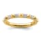 14K Yellow Gold Stackable Expressions Diamond Ring 0.128ctw