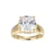 White Cubic Zirconia 18k Yellow Gold Over Sterling Silver April
Birthstone Ring 6.71ctw