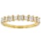 Moissanite Band Ring In 14K Gold Over Sterling Silver 0.62ctw Diamond
Equivalent Weight