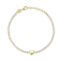 Sterling Statements 14K Yellow Gold Over Sterling Silver Cubic Zirconia
Heart Tennis Bracelet