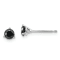 14K White Gold .40ct Black Diamond Stud Earrings