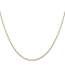14k Yellow Gold 0.80mm Round Snake Chain 16 Inches