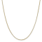 14K Yellow Gold 1.55mm Rolo Pendant Chain Necklace
