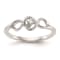 Rhodium Over 14K White Gold First Promise Diamond Promise/Engagement
Ring 0.04ctw