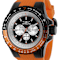 Invicta Aviator 50mm Orange Silicone Strap Chronograph Quartz Watch