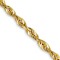 14k Yellow Gold 2.5mm Diamond-Cut Rope 20 Inch Chain