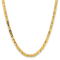 14K Yellow Gold 5.25mm Byzantine Chain Necklace