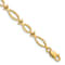 14k Yellow Gold Religious Ichthus (Fish) Link Bracelet