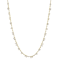 CZ Tennis Necklace In 18K Gold Over Sterling Silver
