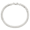 Sterling Silver 4.5mm Curb Chain Bracelet