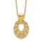 14K Yellow Gold Polished Diamond-cut 16-inch with 2.25-inch Extension Necklace