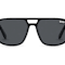 QUAY "ON THE FLY" Black Aviator Frame / Smoke Polarized Lenses Sunglasses