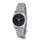 Men's Charles Hubert Stainless Steel Black Dial Watch