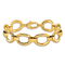 14K Yellow Gold Polished Oval Link 7.5 inch Bracelet