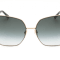 Jimmy Choo Black Oversize Frame / Gray Gradient Lens Sunglasses