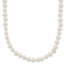 14k Yellow Gold 3-4mm White Near Round Freshwater Cultured Pearl 16 Inch Necklace