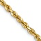 14k Yellow Gold 2.75mm Diamond-Cut Rope 18 Inch Chain