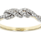 Diamond Crossover Band Ring In 10K Gold