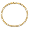 14k Yellow Gold 3.5mm Figaro Link Bracelet, 8 Inches