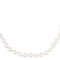 Freshwater Pearl Strand Necklace In Sterling Silver