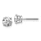Rhodium Over 14K White Gold 1.25ct. 5.5mm Round G H I True Light
Moissanite Screwback Earrings