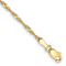 10k Yellow Gold 1.7mm Singapore Link Bracelet