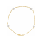 14K Yellow Gold White Freshwater Pearl Children's 6 Inch Bracelet