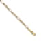 14k Yellow Gold and Rhodium Over 14k Yellow Gold Opal and Diamond Bracelet