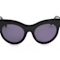 Karen Walker Black Cat Eye Frame / Gray Lenses Sunglasses