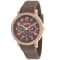 Seapro Women's Swell Brown Dial, Rose Bezel, Brown Silicone Watch