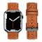 Brown Quilted Leather Apple Watch Band with Buckle (38-40-41mm). Band
Only, Watch Not Included.