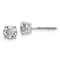 Rhodium Over 14K White Gold 1ct. 5.0mm Round G H I True Light Moissanite
Screwback Earrings
