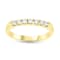 0.25ct tw 7 Stone Diamonds Band Ring in 14k Yellow Gold