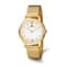 Mens Charles Hubert Stainless Steel IP-plated Silver-tone Dial Mesh Band Watch