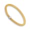 14K Yellow Gold with White Rhodium 4.6mm Stretch Bracelet