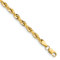 10k Yellow Gold 3.5mm Rope Link Bracelet