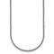 Rhodium Over Sterling Silver Polished 2.1mm Franco 20 Inch Chain