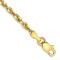10k Yellow Gold 2.5mm Diamond-Cut Rope Link Bracelet